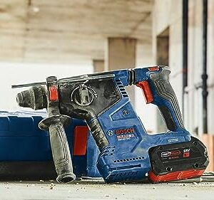 BOSCH GBH18V-24CN 18V Brushless Connected SDS-plus® Bulldog™ 1 In. Rotary Hammer (Bare Tool)