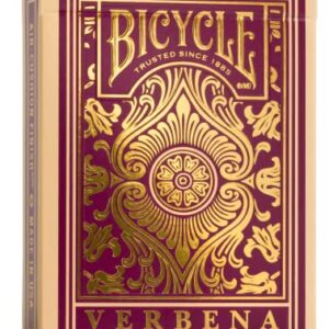 Bicycle Verbena Floral Premium Playing Cards, Gold Foil, 1 Deck