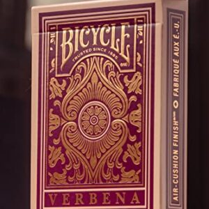 Bicycle Verbena Floral Premium Playing Cards, Gold Foil, 1 Deck