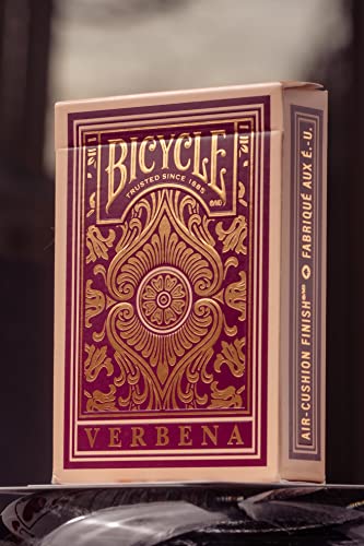 Bicycle Verbena Floral Premium Playing Cards, Gold Foil, 1 Deck