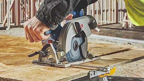 BOSCH GKS18V-22LB25 18V Brushless Blade-Left 6-1/2 In. Circular Saw Kit with (2) CORE18V 4 Ah Advanced Power Batteries