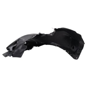 TRQ Front Right Inner Fender Liner Black Passenger Side Compatible with 2016-2018 Ford Focus FO1249182