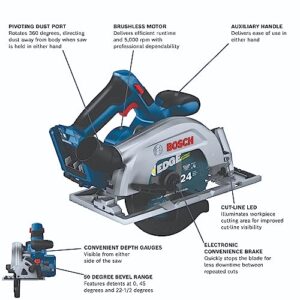 BOSCH GKS18V-22N 18V Brushless Blade-Right 6-1/2 In. Circular Saw (Bare Tool)