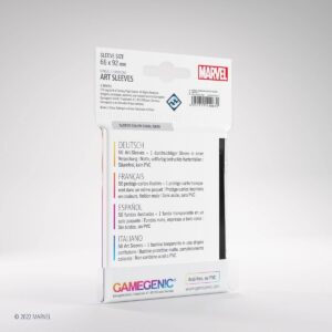 Gamegenic Marvel Champions The Card Game Official Gamora Fine Art Sleeves Pack of 50 Art Sleeves and 1 Clear Sleeve Card Game Holder Use with TCG and LCG Games Made by Fantasy Flight Games