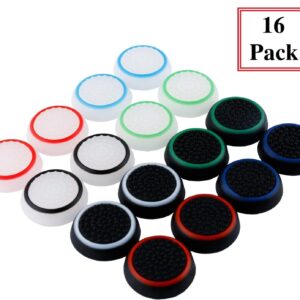 Silicone Thumb Grips Protective Cap 8 Pairs Fit for PS5 PS4 Xbox One Switch Pro