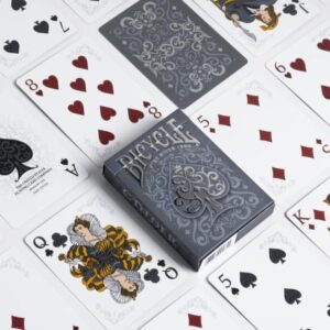 Bicycle Cinder Premium Playing Cards, Silver Smoke Foil, 1 Deck