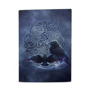 Head Case Designs Officially Licensed Brigid Ashwood Raven Art Mix Vinyl Faceplate Sticker Gaming Skin Decal Compatible with Sony Playstation 5 PS5 Digital Edition Console and DualSense Controller