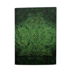 Head Case Designs Officially Licensed Brigid Ashwood Irish Shamrock Art Mix Vinyl Faceplate Sticker Gaming Skin Decal Cover Compatible with Sony Playstation 5 PS5 Digital Edition Console