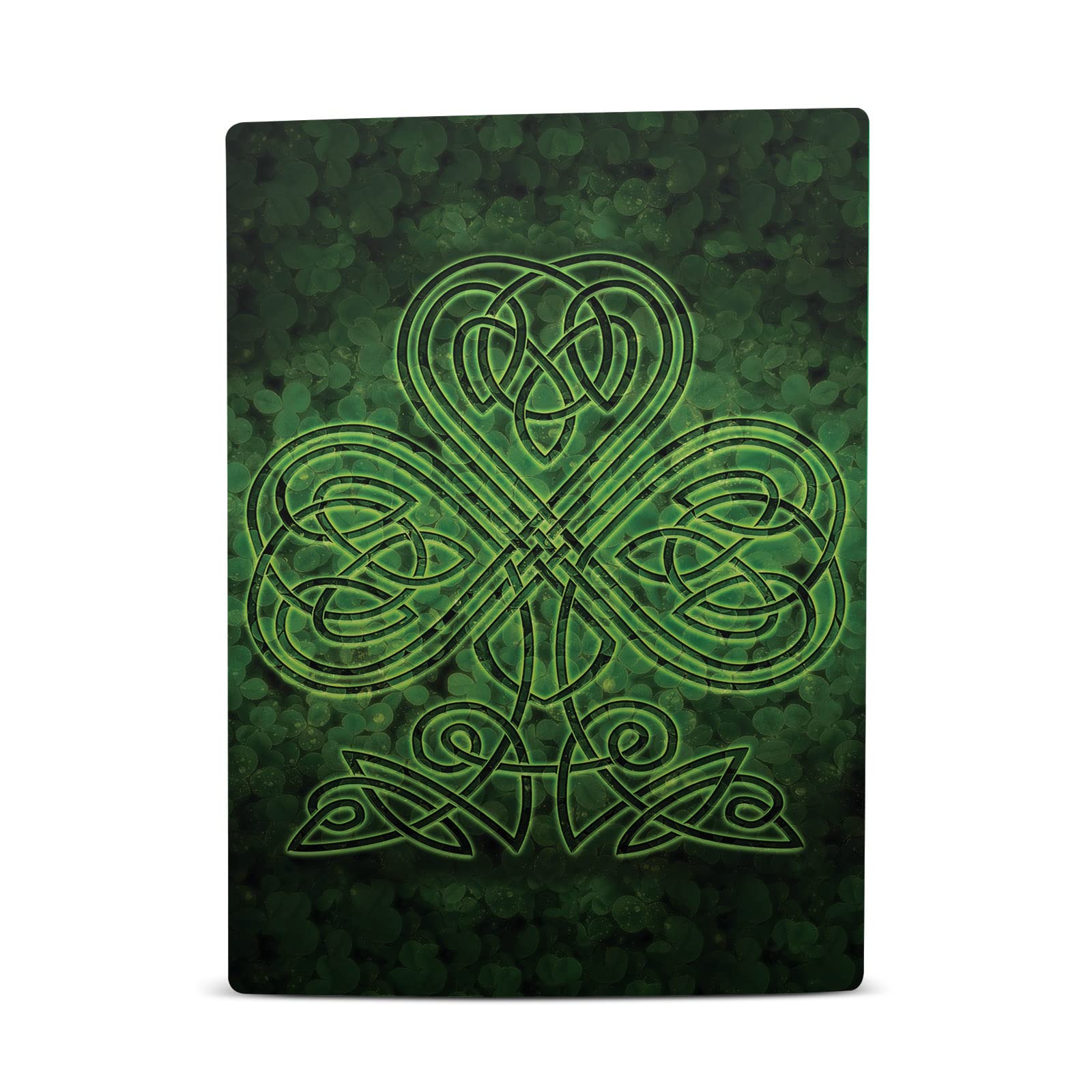 Head Case Designs Officially Licensed Brigid Ashwood Irish Shamrock Art Mix Vinyl Faceplate Sticker Gaming Skin Decal Cover Compatible with Sony Playstation 5 PS5 Digital Edition Console