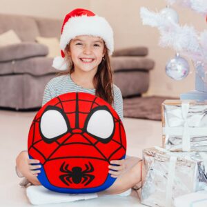 Hevano 13.5 Inch Spider Plushies Stuffed Animal Toys, Super Soft Spider Plush Pillow for Kids Adults Movie Fans, Birthday/Children's Day Gift, Red