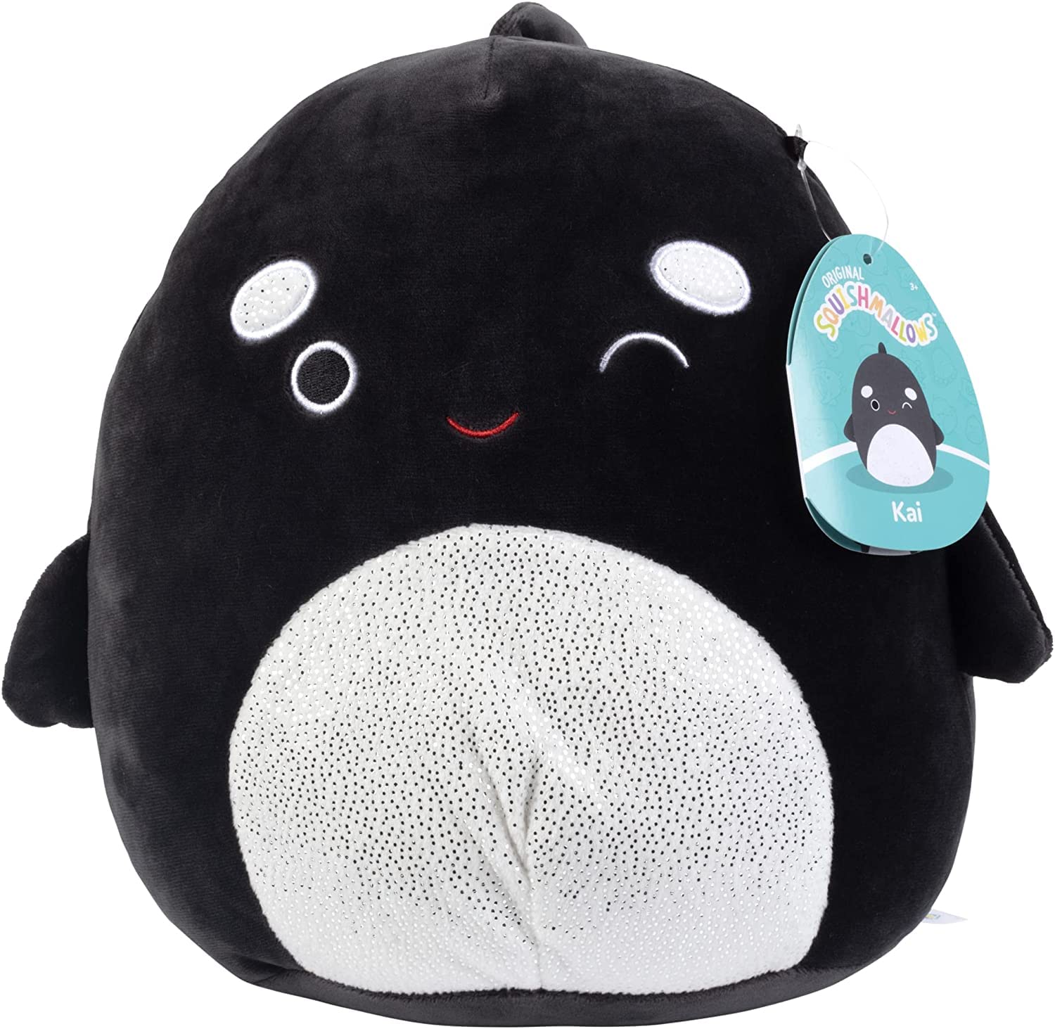 Squishmallow Squishmallows Kellytoy Sea Life Squad Plush Toy (8'' Kai The Orca Whale)