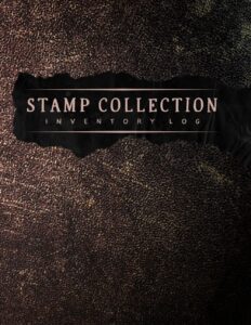 stamp collection inventory log: organize and catalog your stamps | philately logbook | keep tracking & record your postage stamps