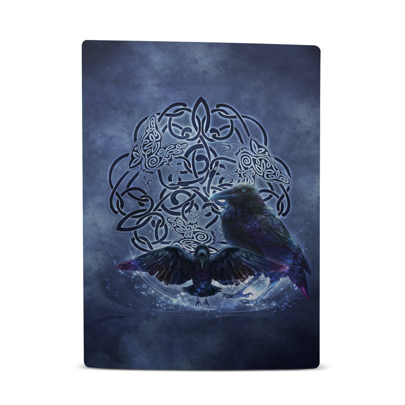 Head Case Designs Officially Licensed Brigid Ashwood Raven Art Mix Vinyl Faceplate Sticker Gaming Skin Decal Compatible with Sony Playstation 5 PS5 Digital Edition Console and DualSense Controller