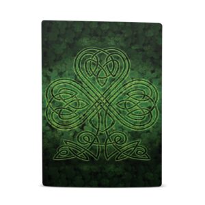 Head Case Designs Officially Licensed Brigid Ashwood Irish Shamrock Art Mix Vinyl Faceplate Sticker Gaming Skin Decal Cover Compatible with Sony Playstation 5 PS5 Digital Edition Console