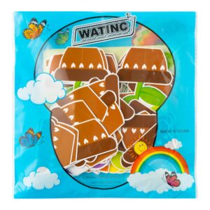 WATINC 32 Packs Father’s Day Flower Craft Kits Make Your Spring DIY Flowers Craft Set Sun Mouth Eyes Stickers Springtime Flowers Decorations for Kids Boy Girl Home School Fun Activities