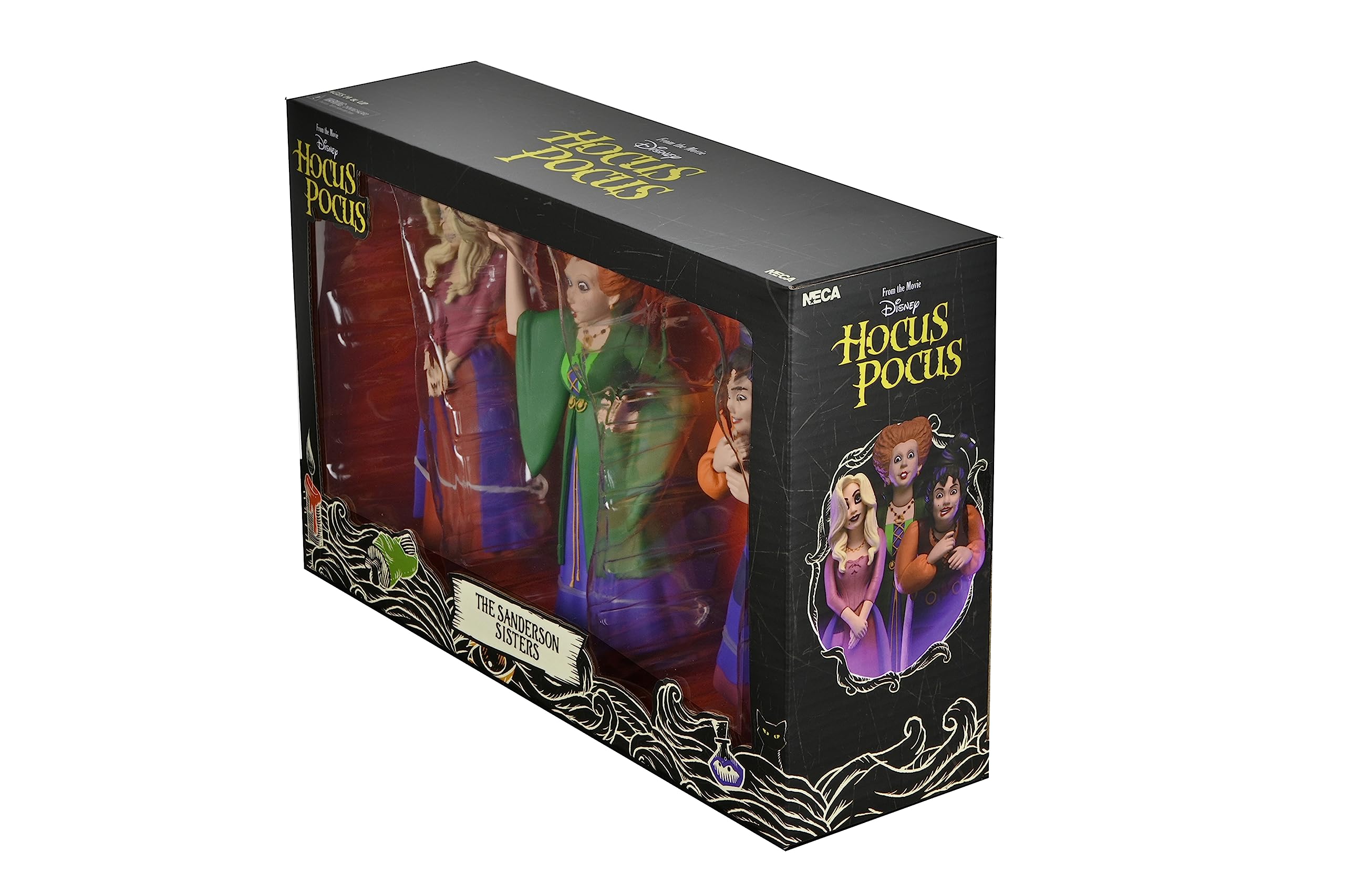 NECA Hocus Pocus: Toony Terror Sanderson Sisters 6" Action Figure 3-Pack