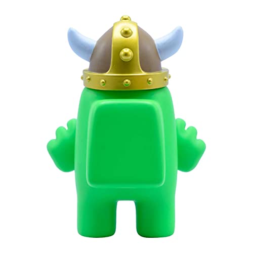 Just Toys LLC Among Us Collectible Figures - Series 2 (Green w/Viking Hat)