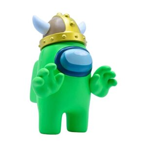 Just Toys LLC Among Us Collectible Figures - Series 2 (Green w/Viking Hat)