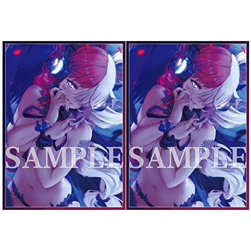 60PCS Art Anime Card Sleeves PKM Card Shield Board Game Trading Cards Top Loader Deck Protector for TCG/MTG/PKM/TCG Standard Size Cards 67x92mm (Uta)