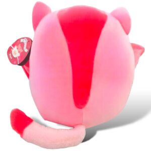 Squishmallows Official Kellytoy Rayn Sugar Glider 12 Inch Hot Pink and White with “ Cutie” on Belly Plush - 2023 Valentine’s Squad Stuffed Animal Toy Pillow