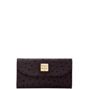 dooney & bourke ostrich continental clutch wallet