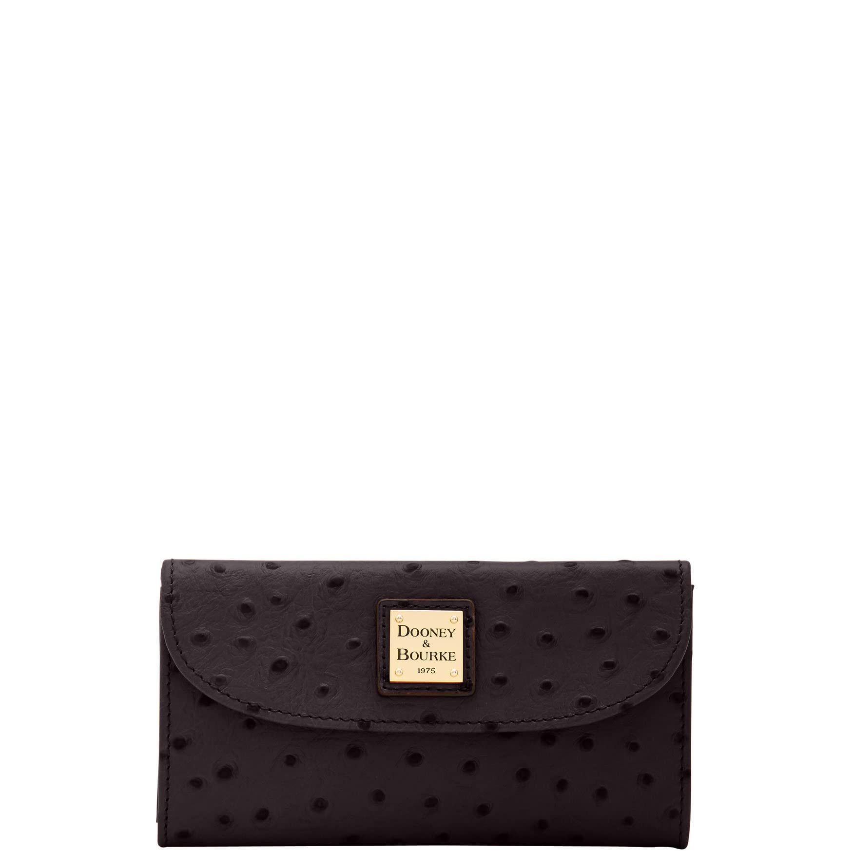 Dooney & Bourke Ostrich Continental Clutch Wallet