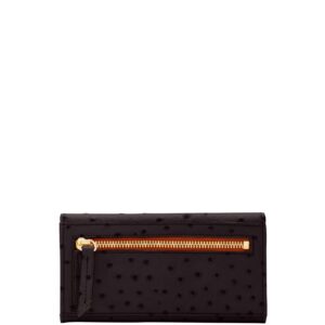 Dooney & Bourke Ostrich Continental Clutch Wallet