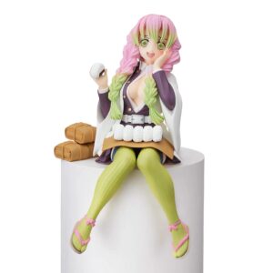 fouontos mitsuri kanroji action figure ghost slayer figure eat rice balls series action figure toys collection anime sitting pose character action figure onigiri love pillar