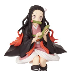 FOUONTOS Nezuko Kamado Ghost Slayer Figure Eat Rice Balls Series Action Figure Toys Collection Desk Decor Collection Toy (Onigiri Nezuko)