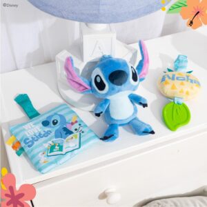 KIDS PREFERRED Disney Lilo & Stitch - Stitch 3 Piece Gift Set with Stuffed Animal Stitch Plush and Activity Toys for Babies and Toddlers