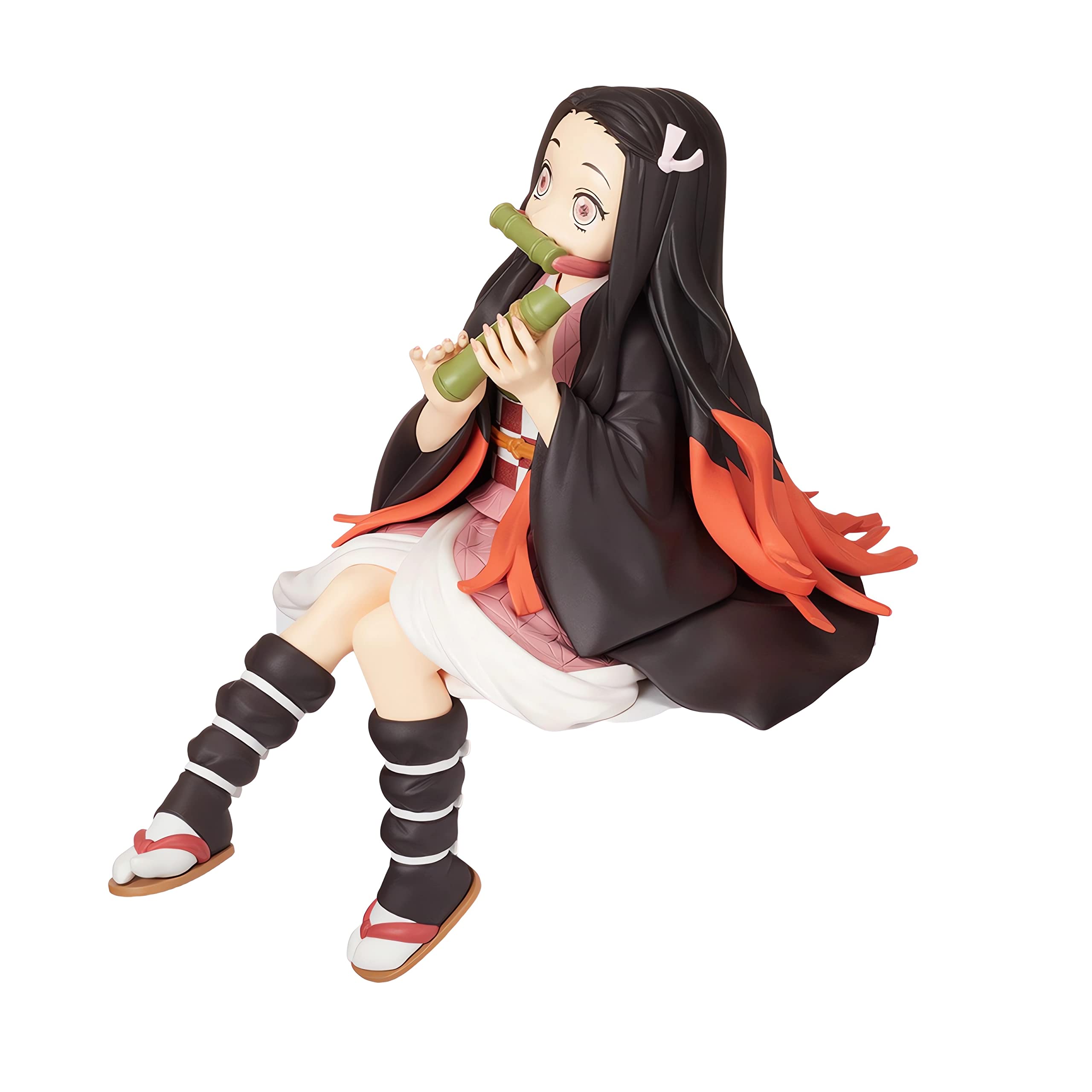 FOUONTOS Nezuko Kamado Ghost Slayer Figure Eat Rice Balls Series Action Figure Toys Collection Desk Decor Collection Toy (Onigiri Nezuko)