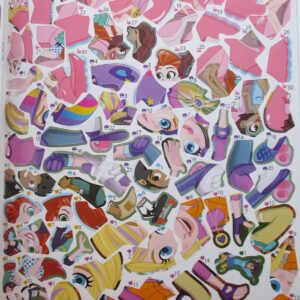 Polly Pocket Sticker by Numbers Book - Over 100 Stickers and 6 Vibrant Pictures to Fill in!