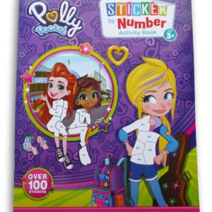 Polly Pocket Sticker by Numbers Book - Over 100 Stickers and 6 Vibrant Pictures to Fill in!