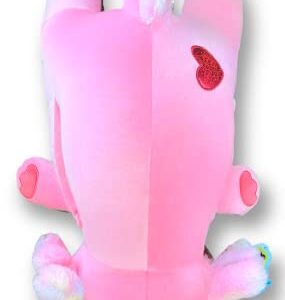 Kellytoy Hug-A-Pet 22 Inch Cressida Pink Axolotl - Valentine’s Edition 2023