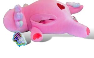 kellytoy hug-a-pet 22 inch cressida pink axolotl - valentine’s edition 2023