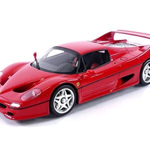 BBR 1995 F50 Coupe Rosso Corsa Red with Display CASE Limited Edition to 700 Pieces Worldwide 1/18 Model Car P18189 A