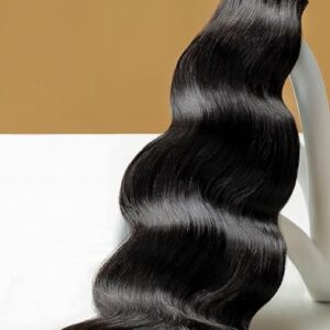 TRIIPPY Triple Lifespan Virgin Hair Bundles - 24 Inches Indian Body Wave, Soft and Silky After Multiple Washes