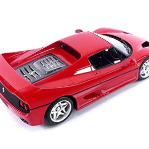 BBR 1995 F50 Coupe Rosso Corsa Red with Display CASE Limited Edition to 700 Pieces Worldwide 1/18 Model Car P18189 A