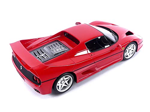 BBR 1995 F50 Coupe Rosso Corsa Red with Display CASE Limited Edition to 700 Pieces Worldwide 1/18 Model Car P18189 A