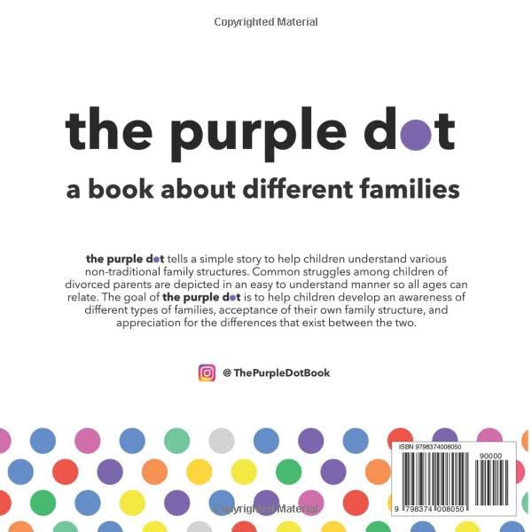 the purple dot: a book about different families