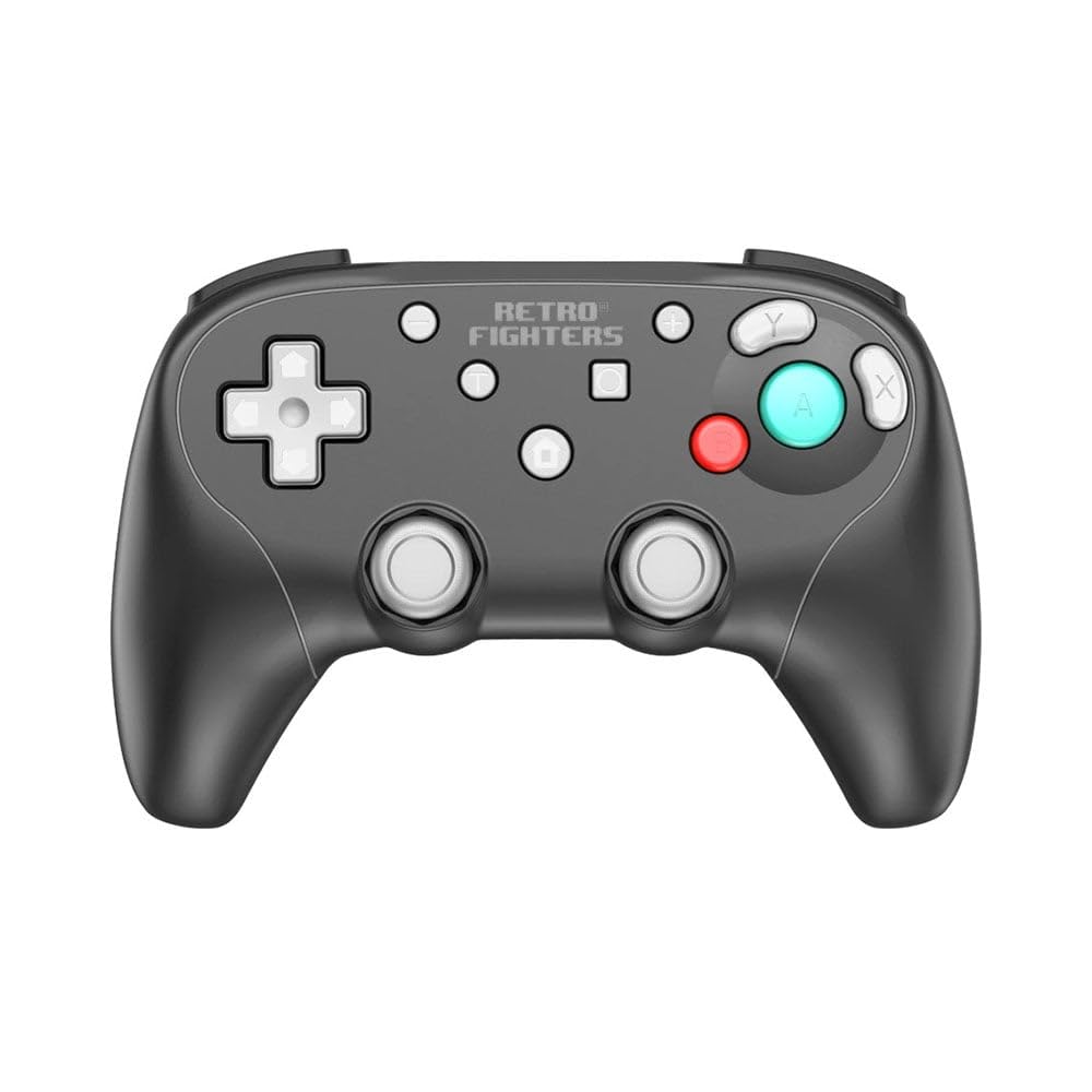 Retro Fighters BladeGC Wireless Controller Next-Gen - GameCube, Switch, PC, Gameboy Player Compatible (Black)