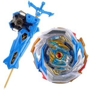 mechgyro metal fusion blade blades set bay burst sword launcher lr gyro b-154 dx booster imperial dragon.ig sen bey battling top toys left & right launcher grip bay blades 8-12 boys' gifts gaming tops