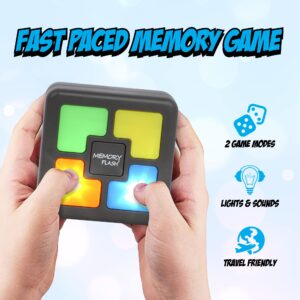 Point Games Handheld Memory Game, Kids Electronic Games, Sequence Fun for Kids with Lights & Sounds, Brain Challenge for Boys & Girls Ages 8+