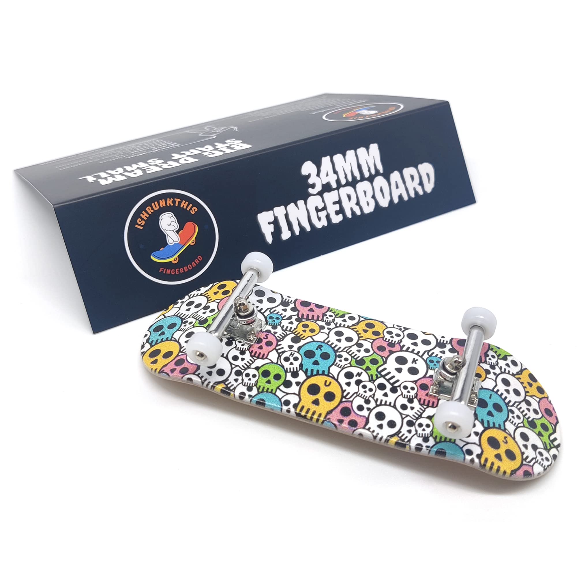 ishrunkthis Skulls Family - 34mm Wooden Pro Fingerboard Completes