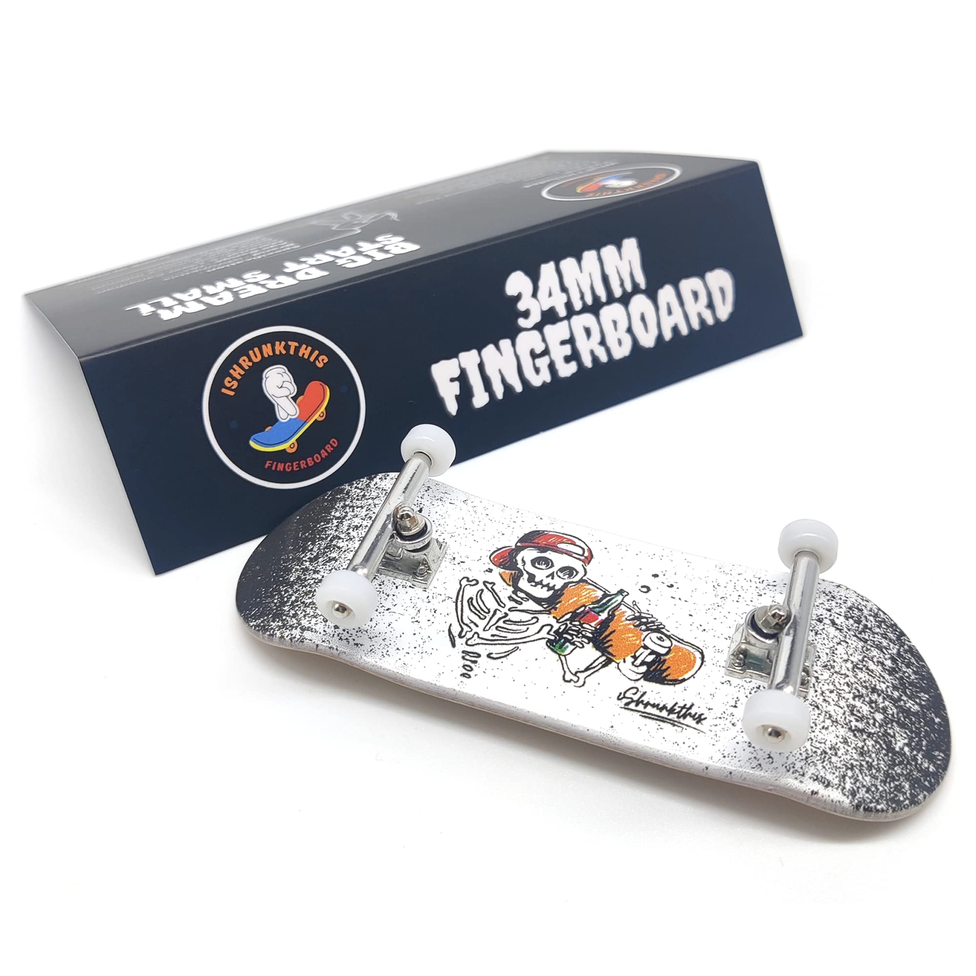 ishrunkthis Young Skater - 34mm Wooden Pro Fingerboard Completes