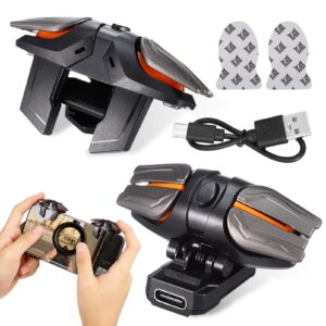 sosoport ergonomic gaming controller 1 set controls game triggers with cable telefono gaming triggers game triggers cell phone charging cable six-finger chicken eating artifact: abs