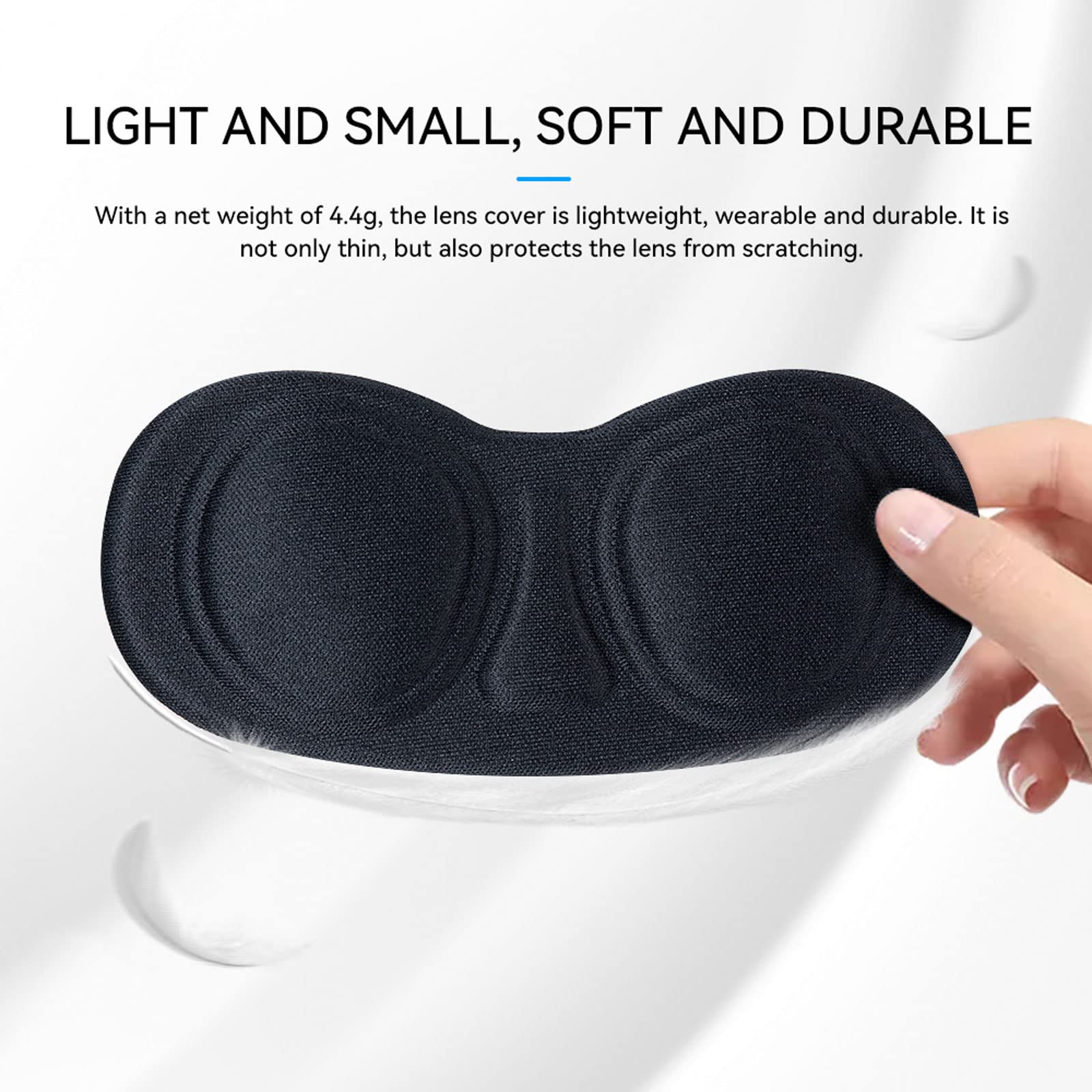 VR Lens Protective Cover Lens Protector Pad for PICO 4, Lens Guard Cap Protective Cushion Replacement Accessories,Soft Lightweight Lens Case Cover