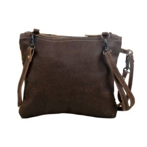 Myra Bag Western Hairon Crossbody Bag for Women - Leather Purse Shoulder Bag Freckled