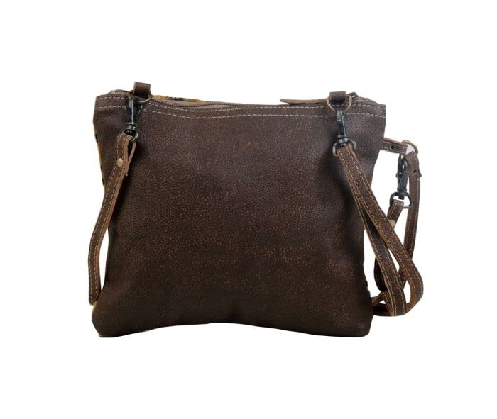 Myra Bag Western Hairon Crossbody Bag for Women - Leather Purse Shoulder Bag Freckled