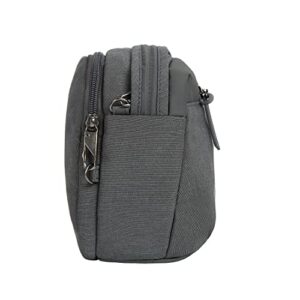 Travelon Anti-Theft Metro Dome Crossbody, Gray Heather